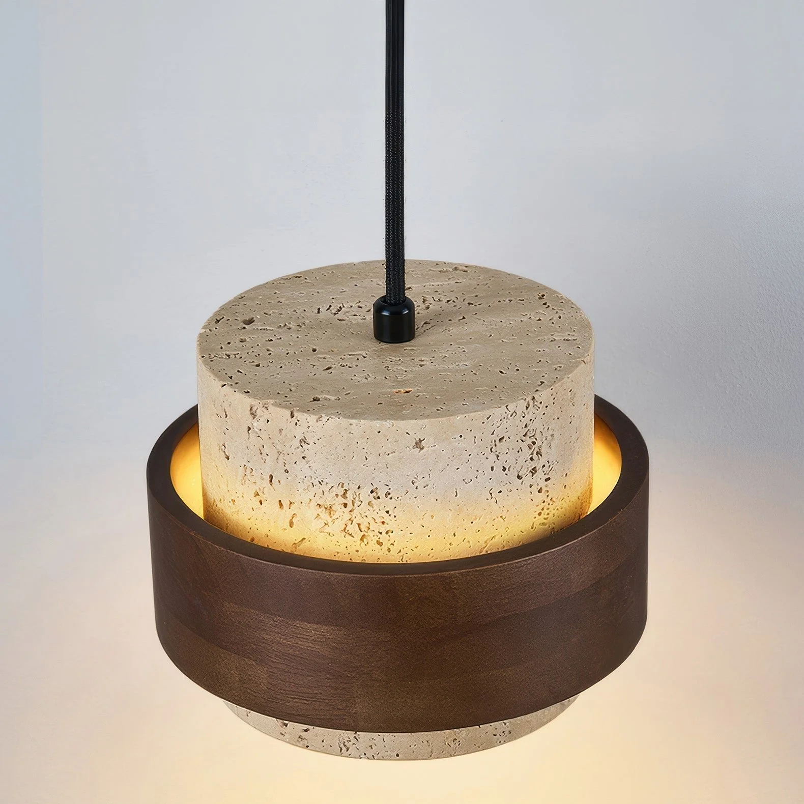 Handcrafted Stone Wabi-Sabi Pendant – Minimalist Retro Jewelry - Image 7