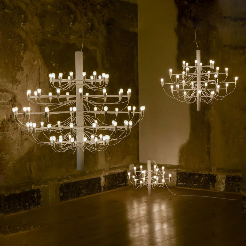 Italian-Inspired Medieval Designer Chandelier - Image 3