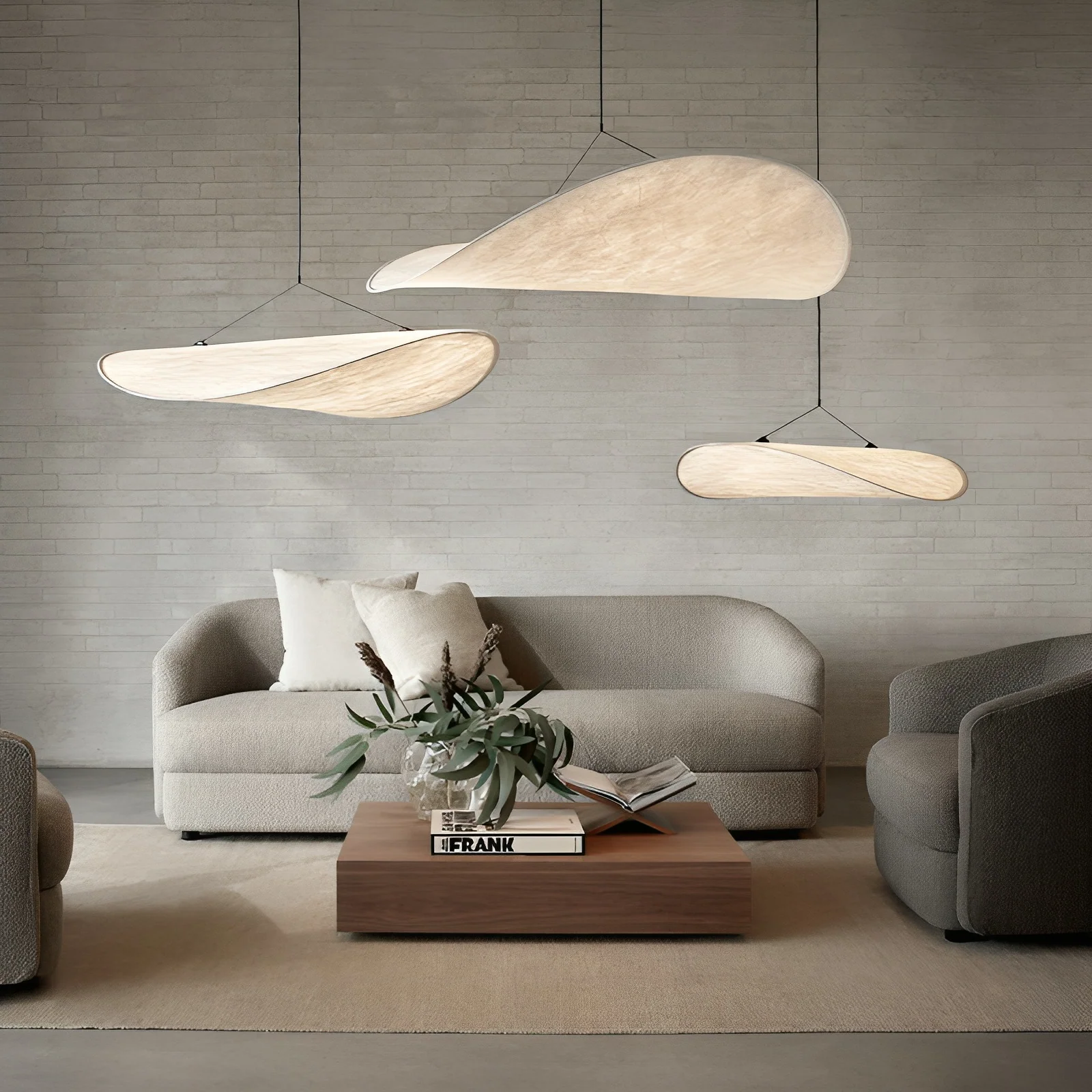 Japandi Pendant Light - Minimal Wood and Metal Ceiling Lamp - Image 15