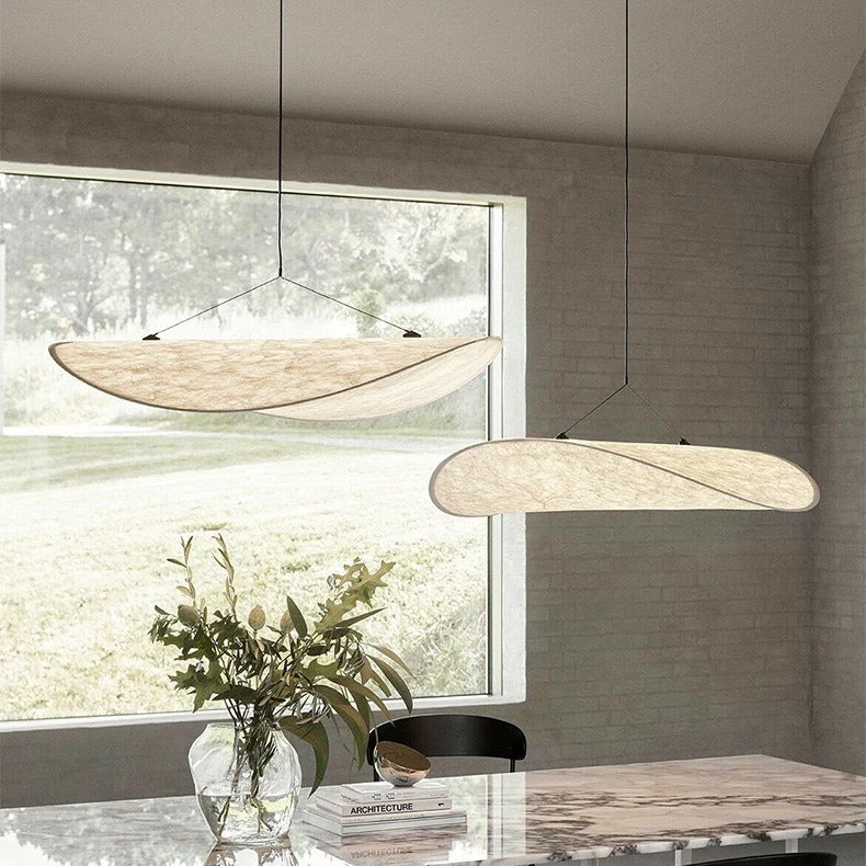 Japandi Pendant Light - Minimal Wood and Metal Ceiling Lamp - Image 9
