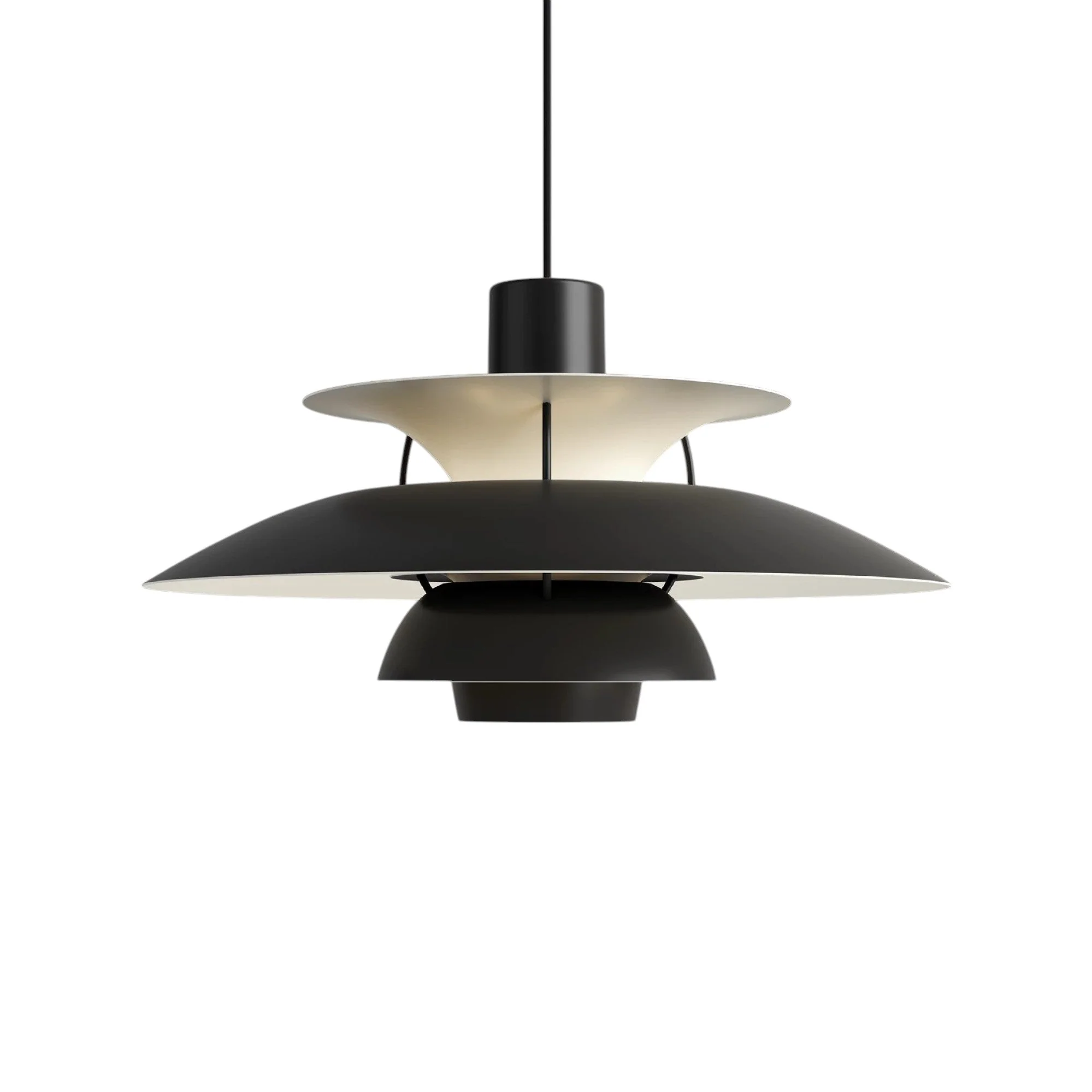 Layered Nordic Pendant Light with Sculptural Shade - Image 20