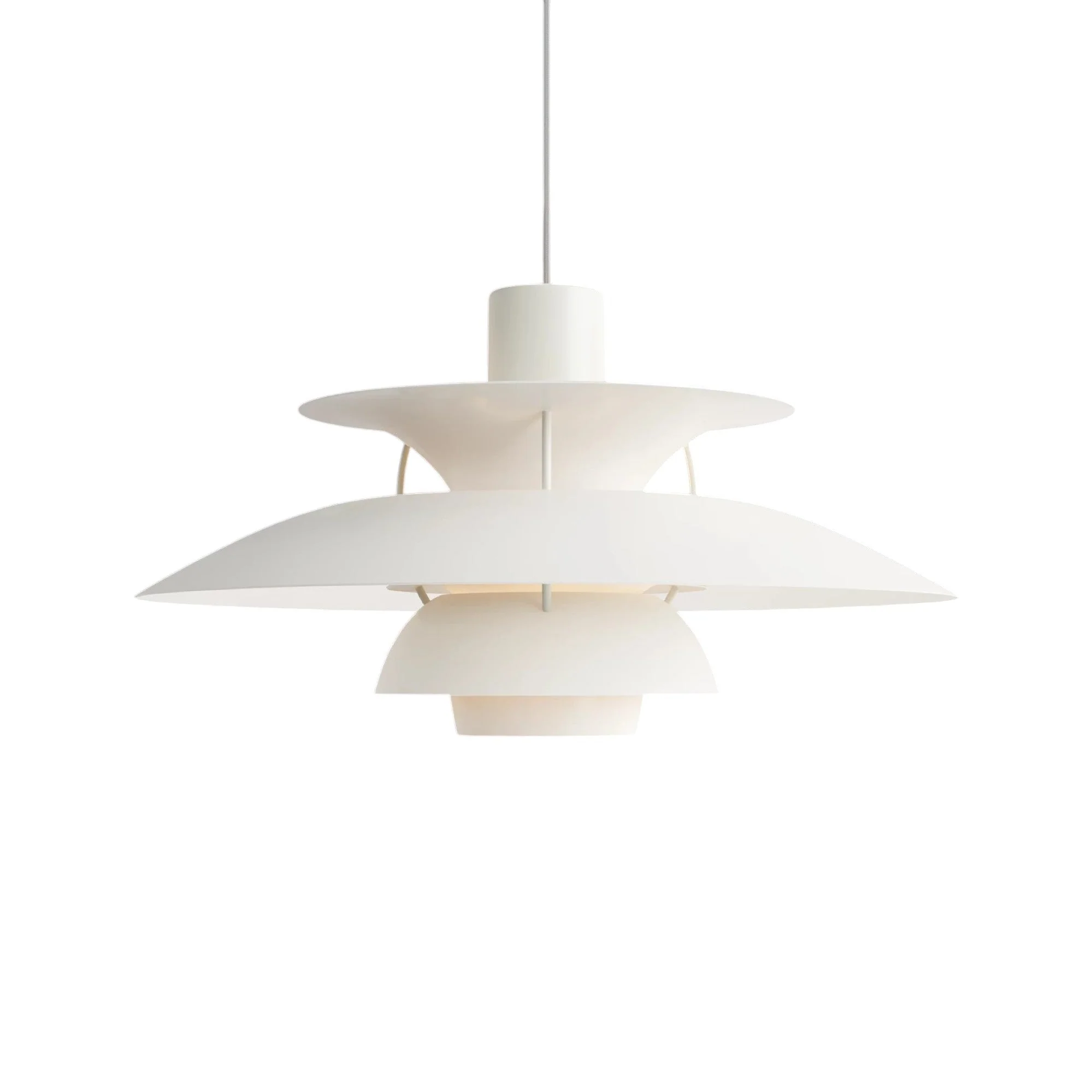 Layered Nordic Pendant Light with Sculptural Shade - Image 24