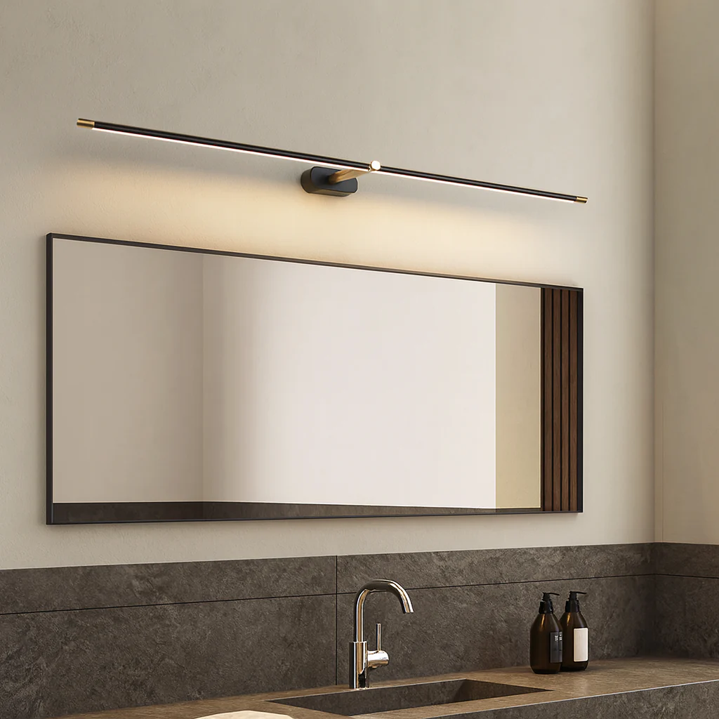 LED Damp-Rated Vanity Bar Light Above Mirror - Bathroom Wall Sconce