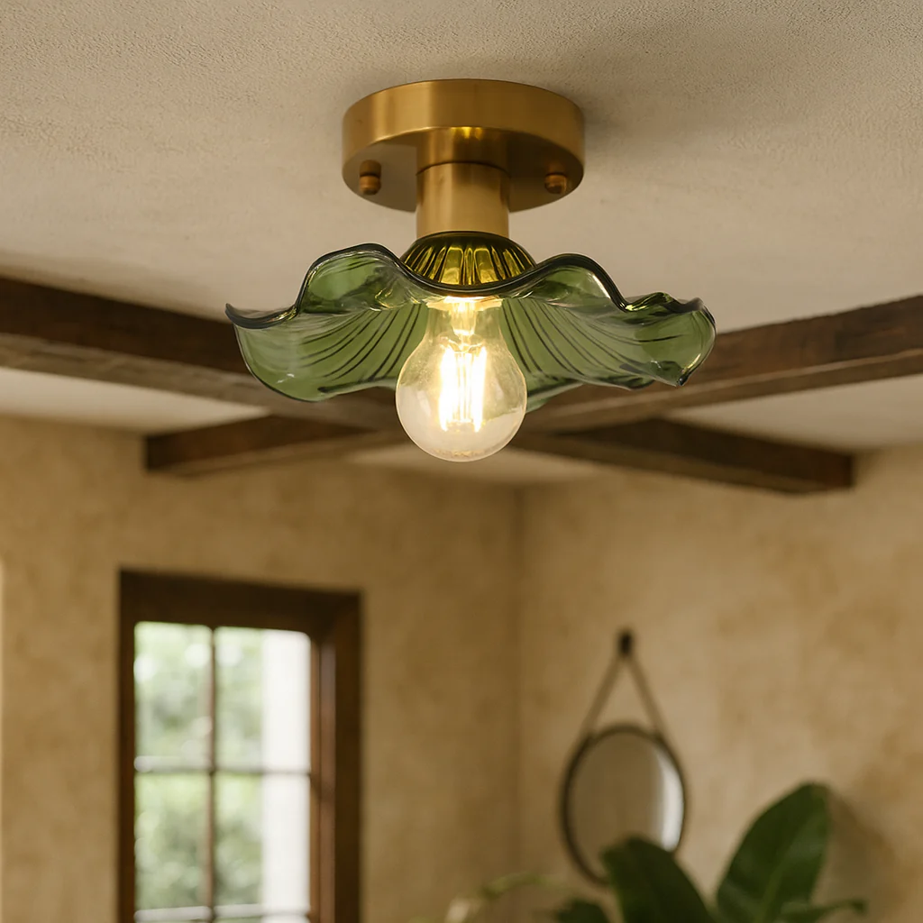 LED Hibiscus-Style Ceiling Light - Floral Petal Fixture - Image 3