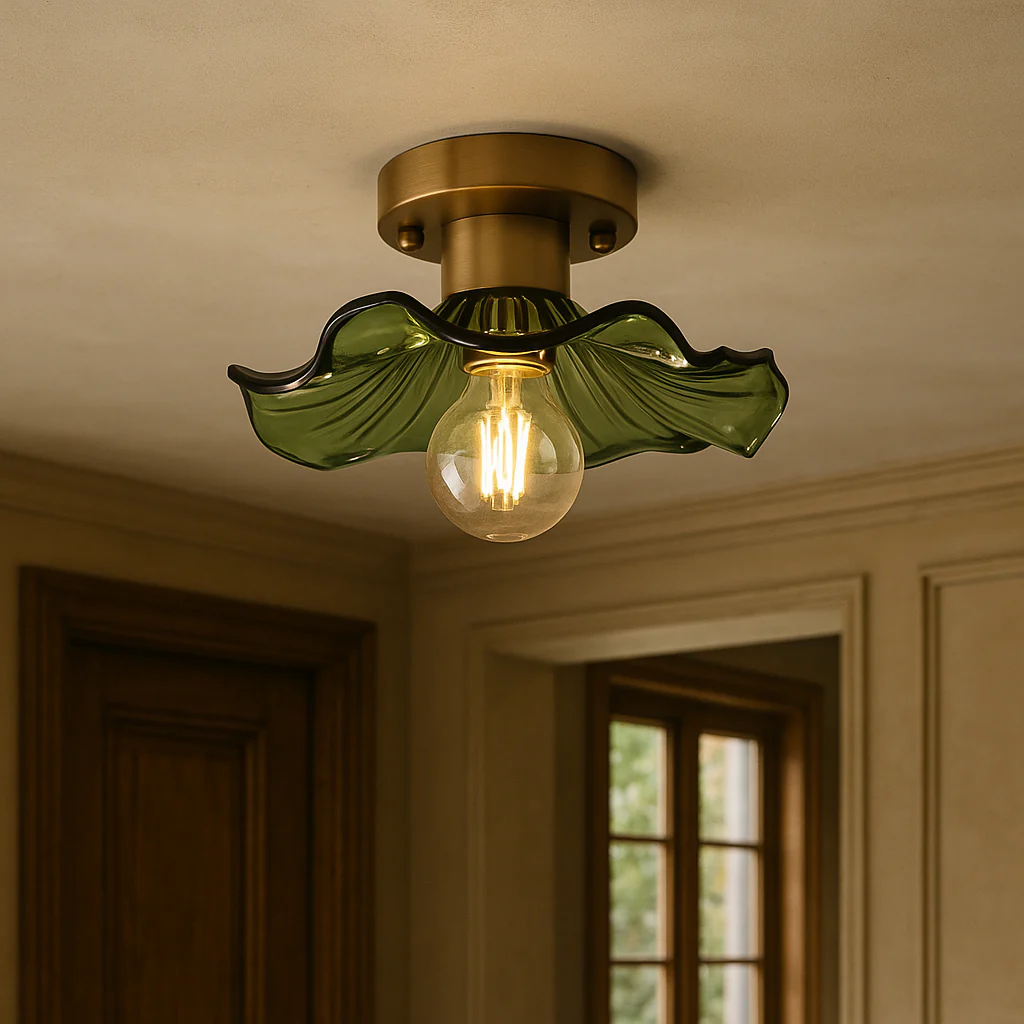 LED Hibiscus-Style Ceiling Light - Floral Petal Fixture - Image 6