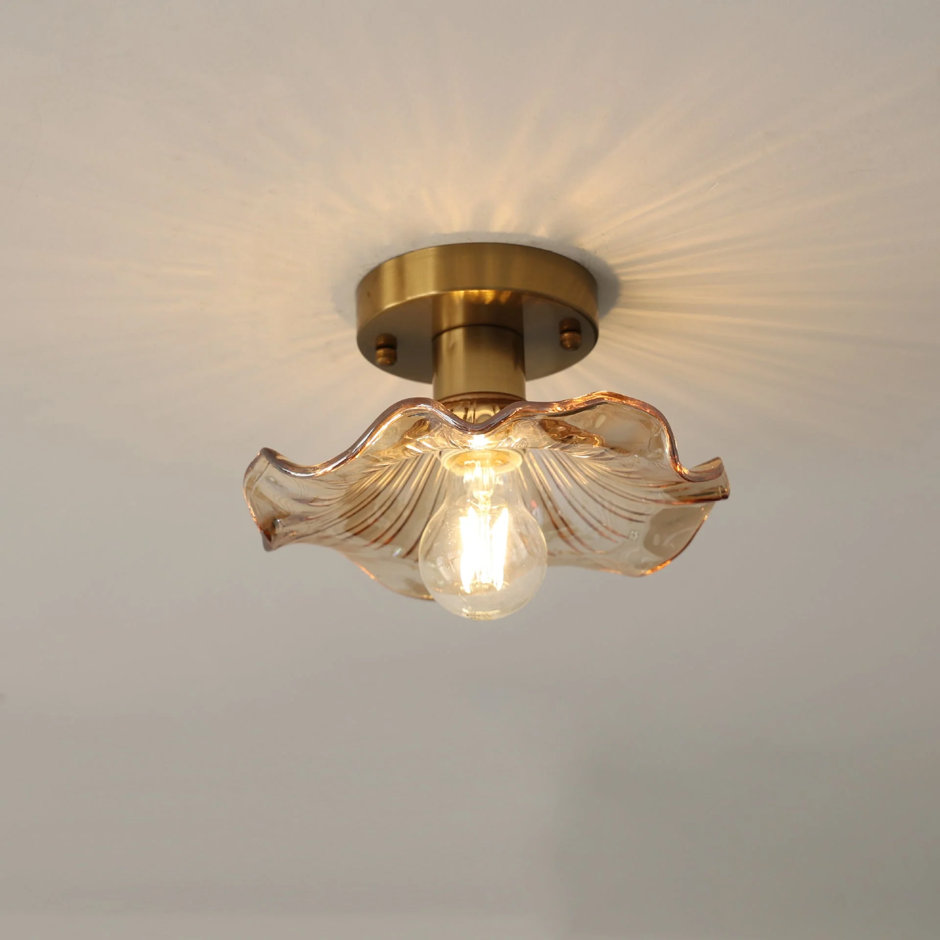 LED Hibiscus-Style Ceiling Light - Floral Petal Fixture - Image 7
