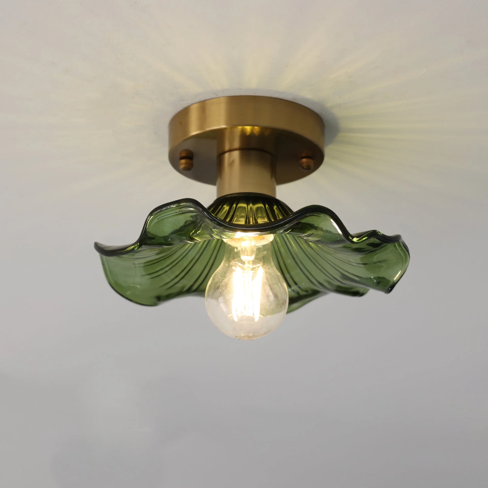 LED Hibiscus-Style Ceiling Light - Floral Petal Fixture - Image 8