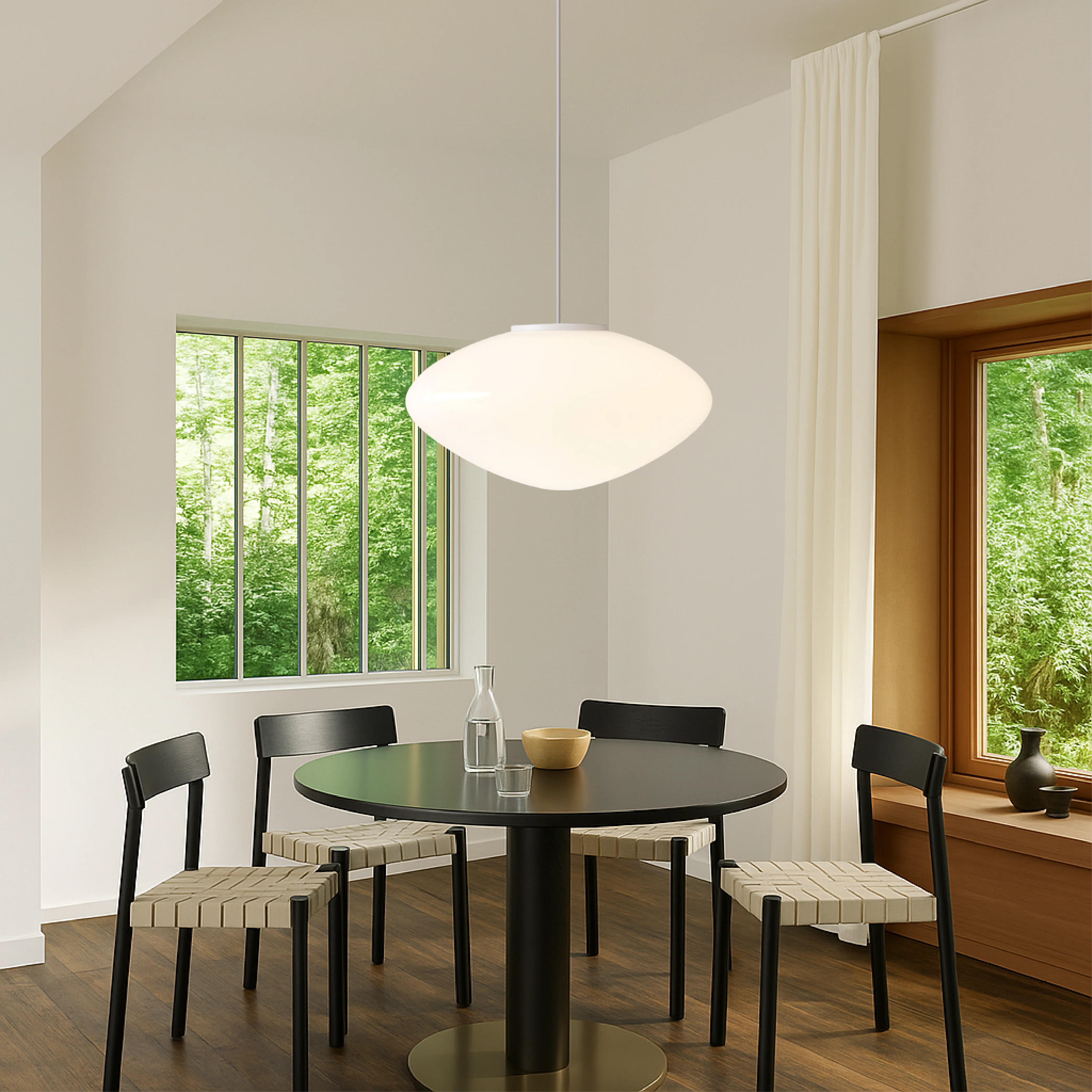 LED Scandinavian Pendant Light - Minimalist Ceiling Fixture - Image 2