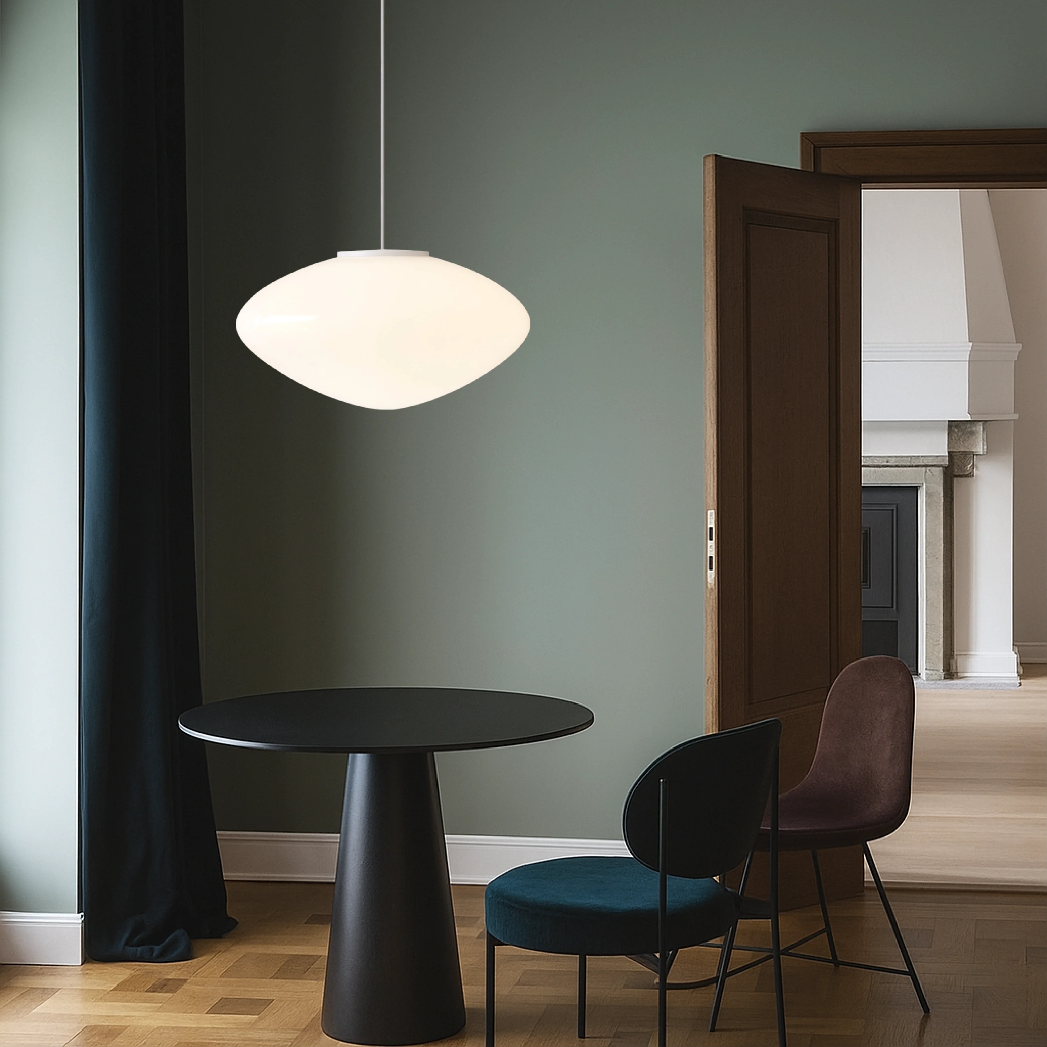 LED Scandinavian Pendant Light - Minimalist Ceiling Fixture - Image 5