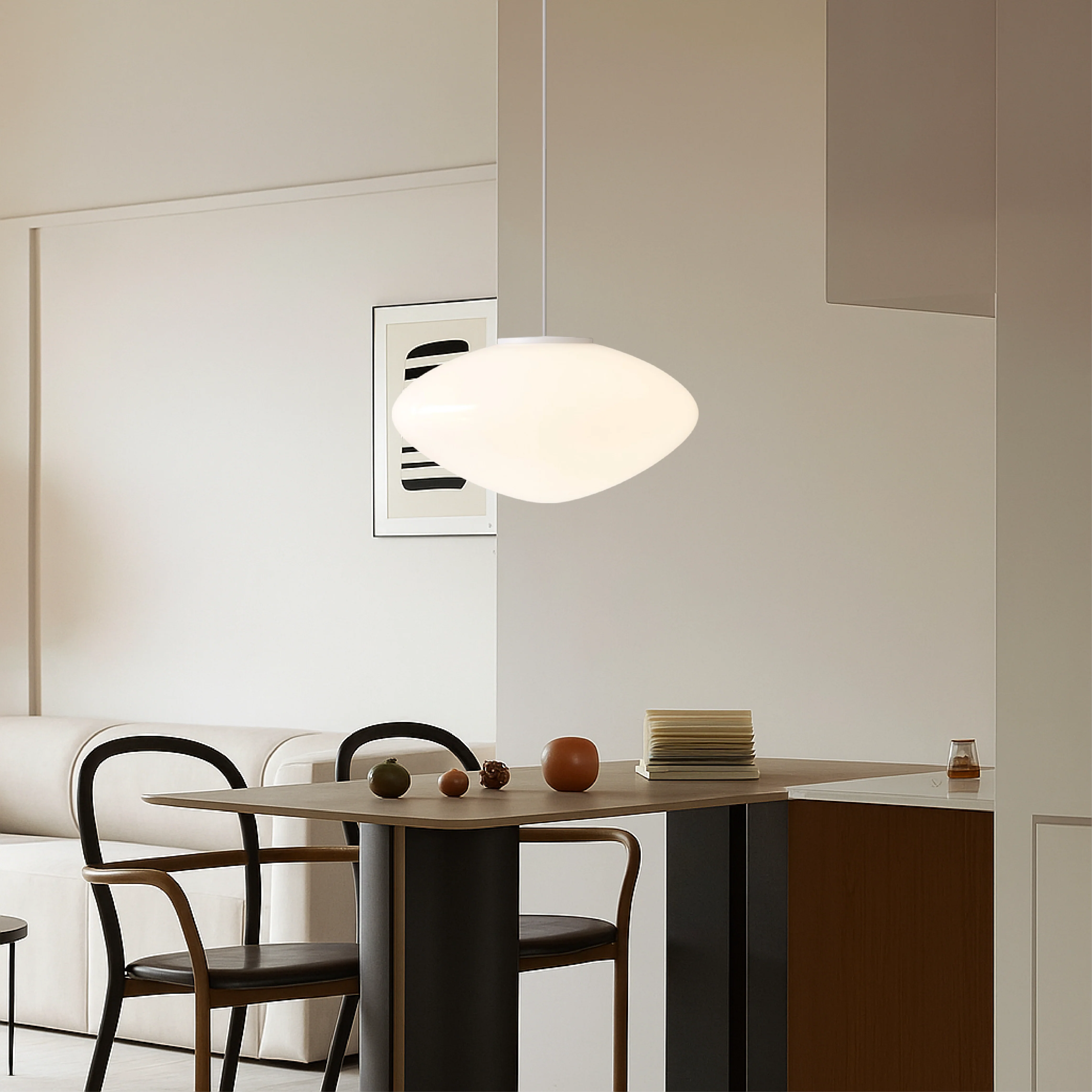 LED Scandinavian Pendant Light - Minimalist Ceiling Fixture - Image 6