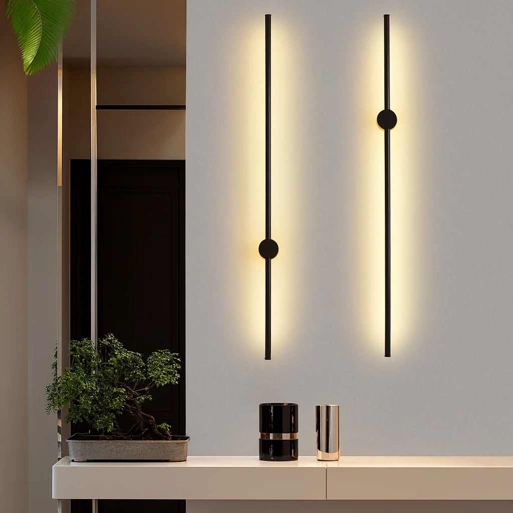 Linear LED Wall Light - Modern Minimalist Wall Sconce - Image 2