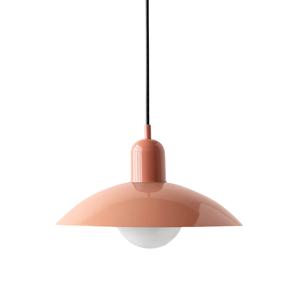 Macaron-Style Pendant Light, Pastel Ceramic Fixture - Image 38