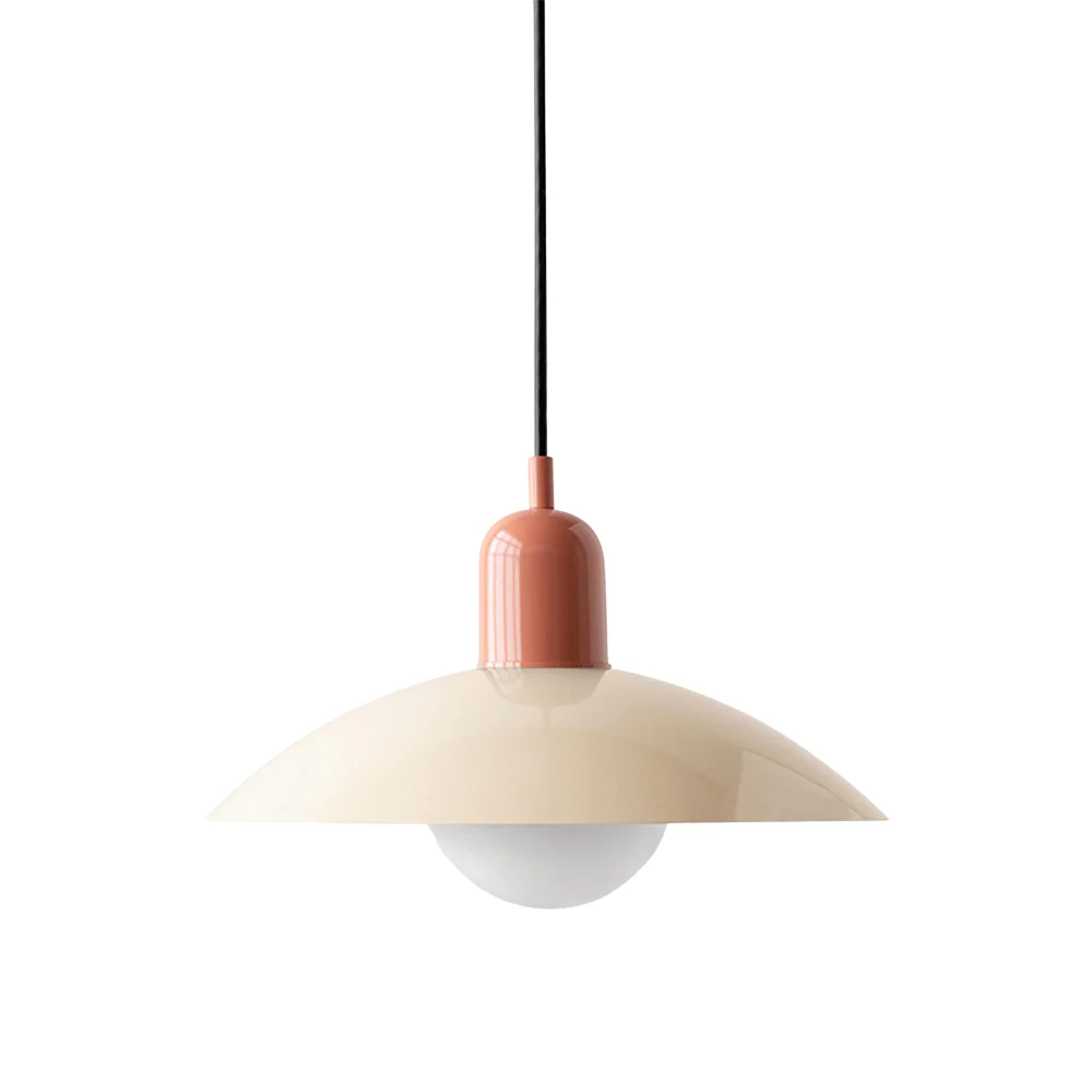 Macaron-Style Pendant Light, Pastel Ceramic Fixture - Image 43