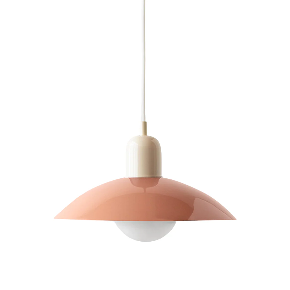 Macaron-Style Pendant Light, Pastel Ceramic Fixture - Image 59