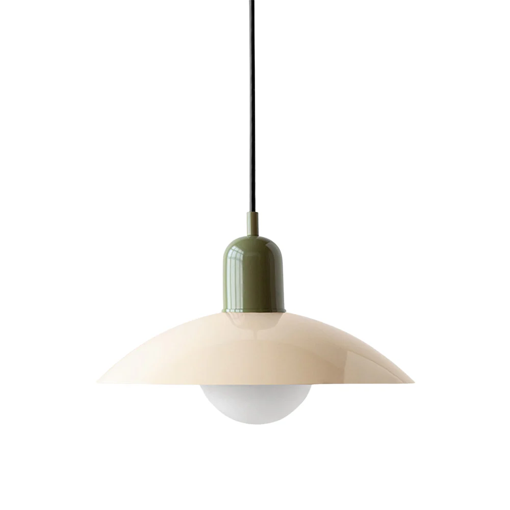 Macaron-Style Pendant Light, Pastel Ceramic Fixture - Image 62