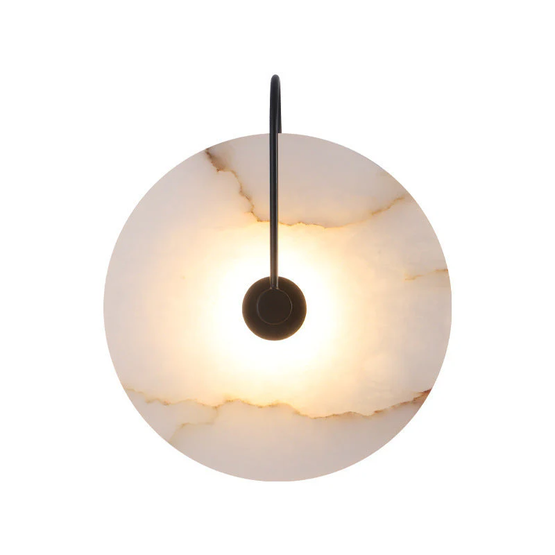 Marble LED Wall Light - Ambient Glow for Home Decor - Image 11