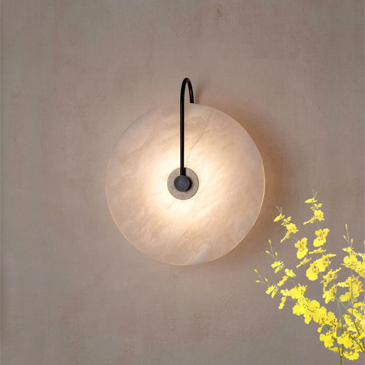Marble LED Wall Light - Ambient Glow for Home Decor - Image 5