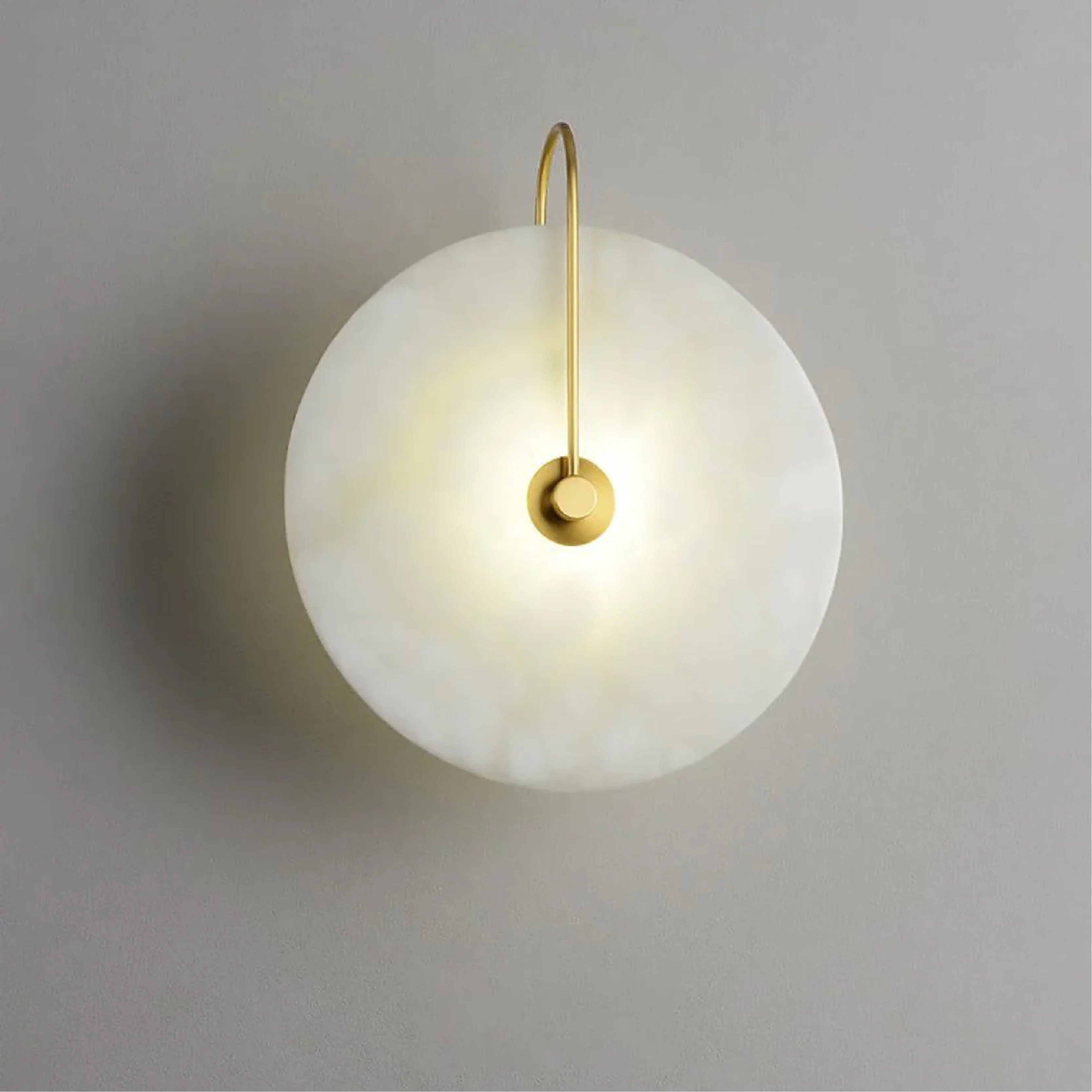 Marble LED Wall Light - Ambient Glow for Home Decor - Image 7