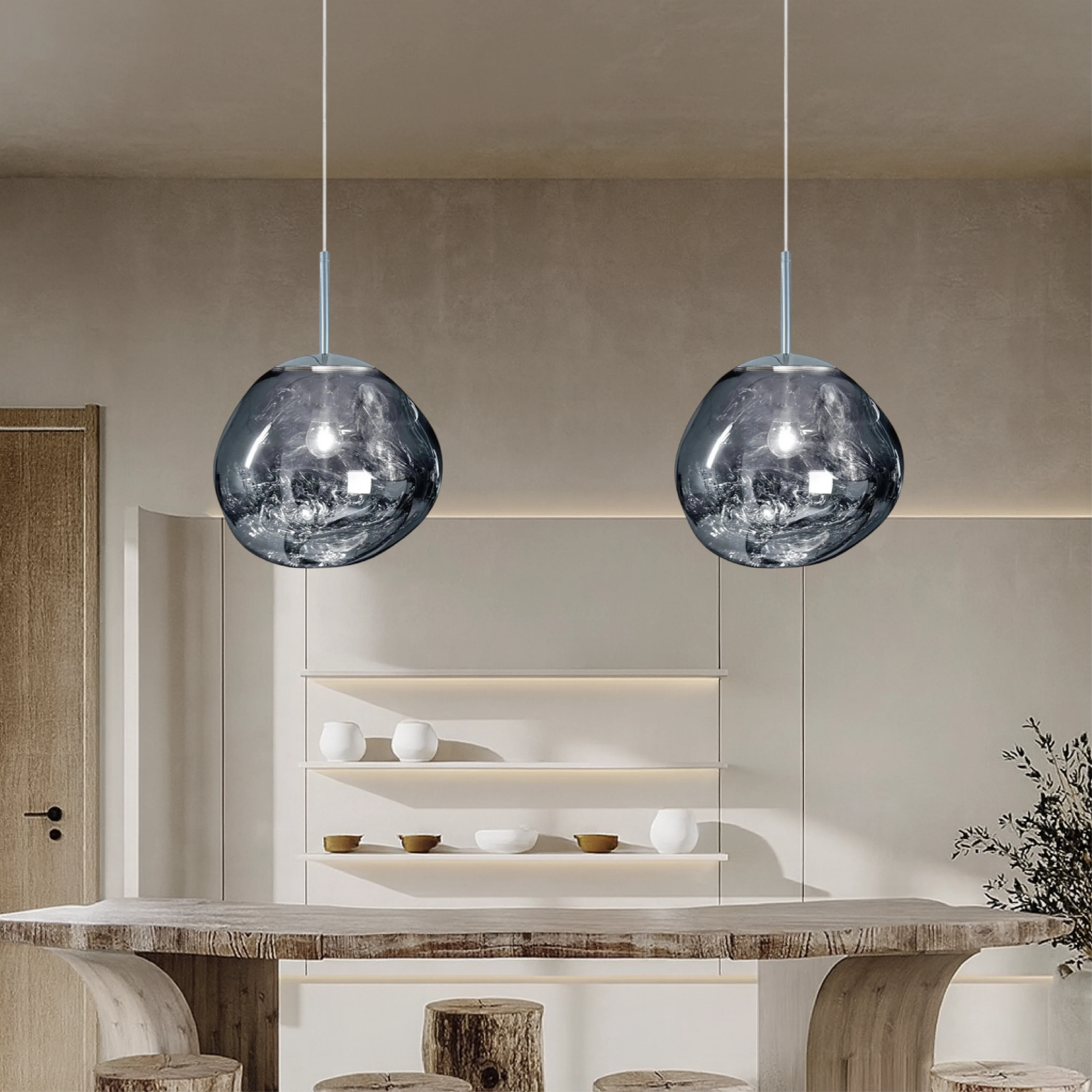 Melt Pendant Light - Modern, Handcrafted Glass Pendant - Image 2