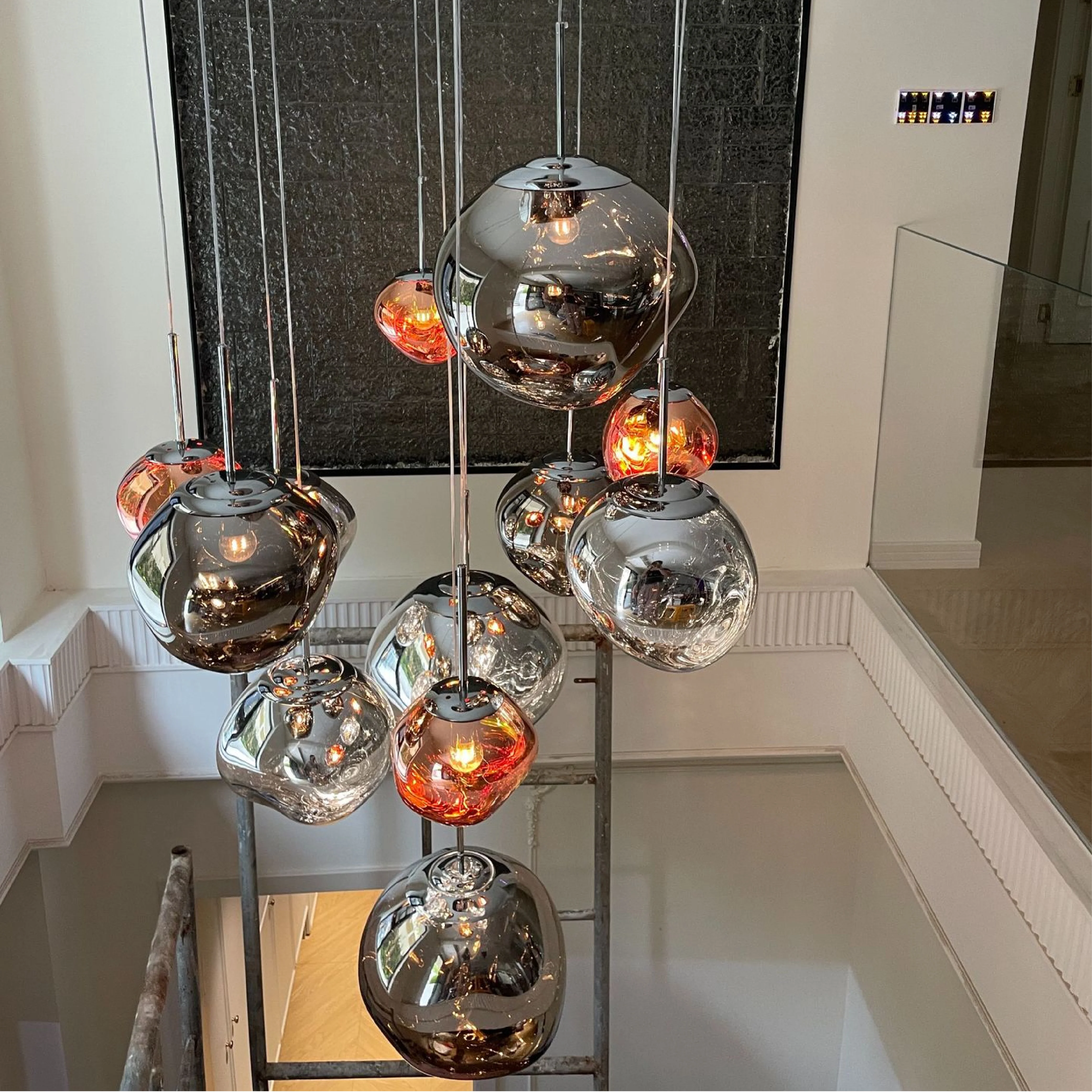 Melt Pendant Light - Modern, Handcrafted Glass Pendant - Image 4