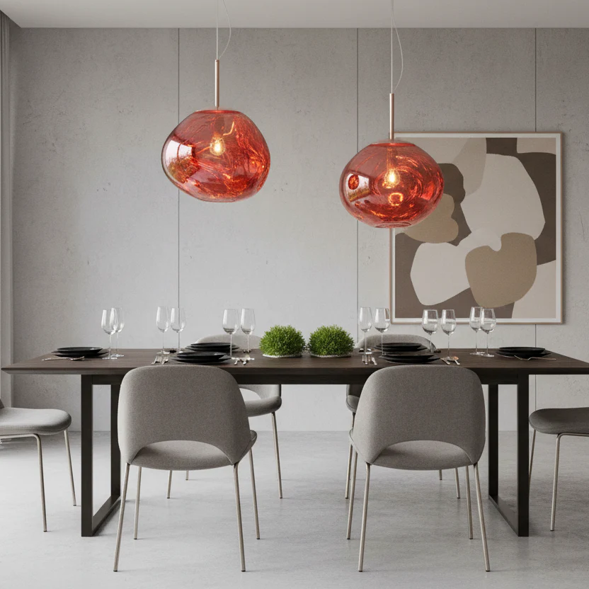 Melt Pendant Light - Modern, Handcrafted Glass Pendant - Image 5