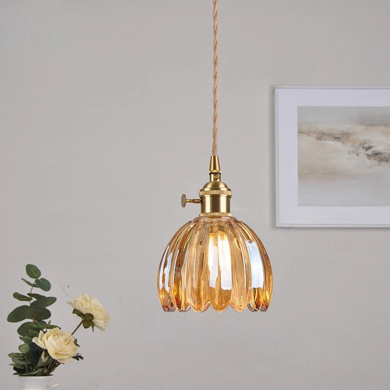 Minimalist Japanese Glass Pendant Light for Modern Interiors - Image 16