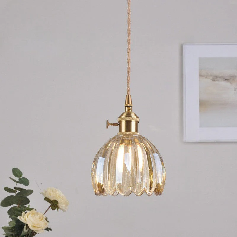 Minimalist Japanese Glass Pendant Light for Modern Interiors - Image 8