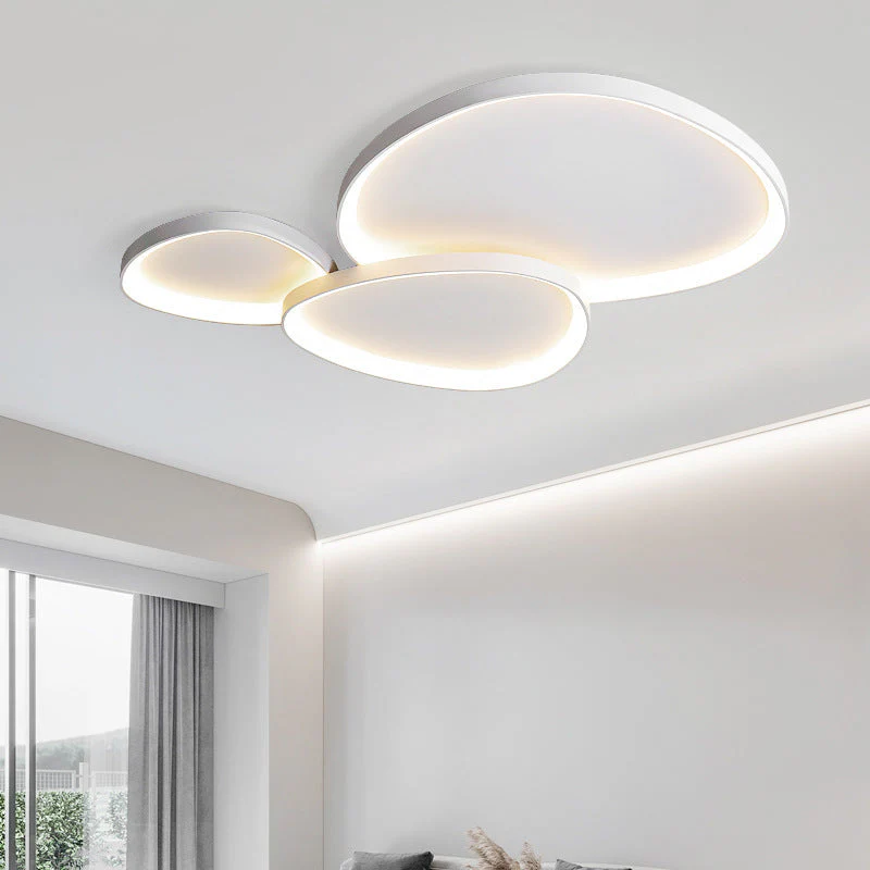 Modern Matte Black Ceiling Light - Minimalist LED Flush Mount - Image 6