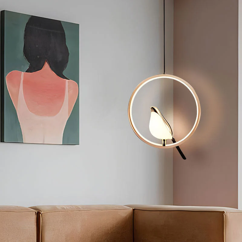 Modern Pendant Light with Glass Shade - Dimmable Ceiling Lamp - Image 6