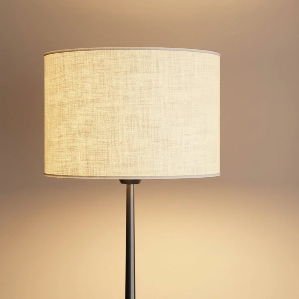 Modern Silk Floor Lamp with Soft Ambient Glow - Image 5