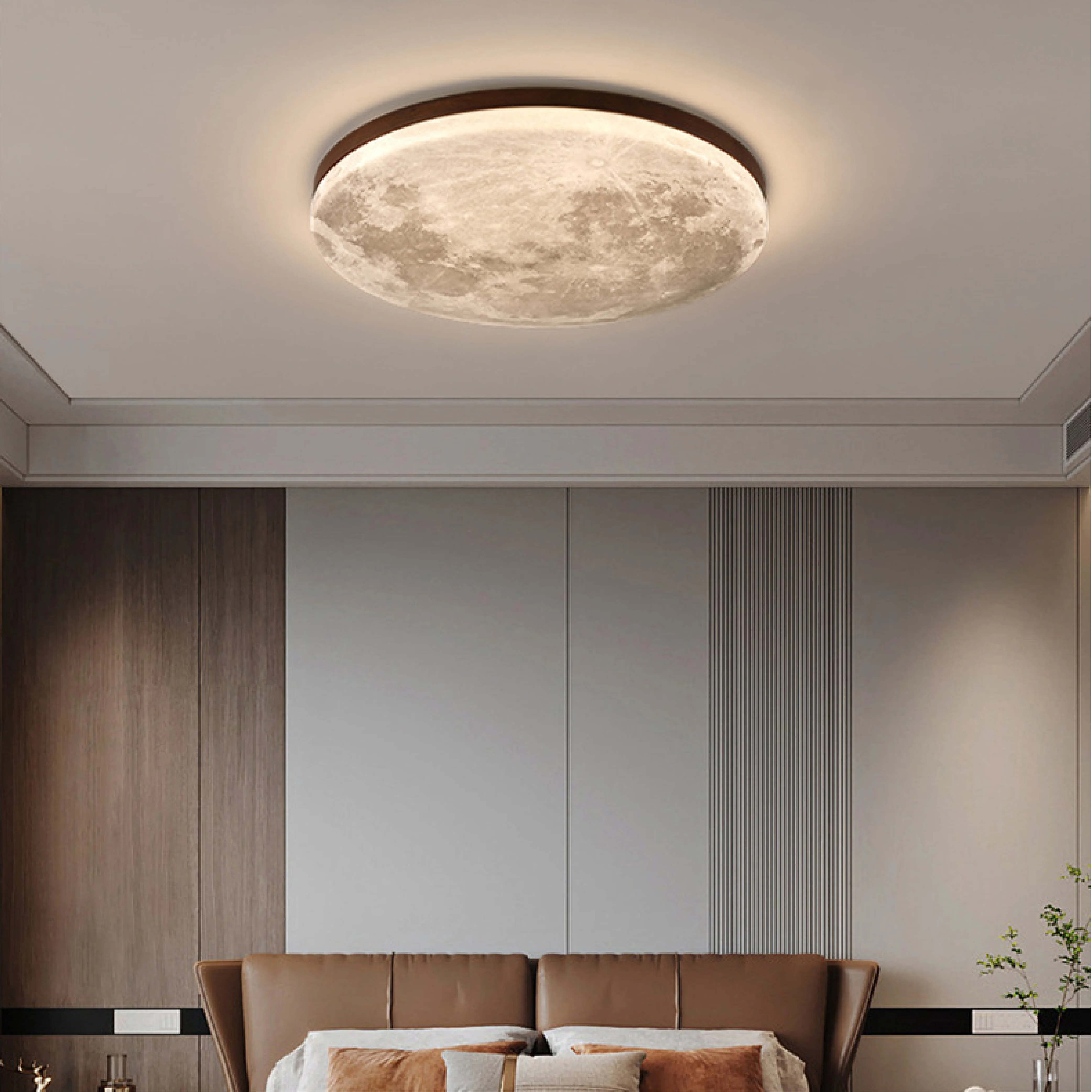 Moon Ceiling Light - Soft Glow LED Ambient Lamp for Living Room - Image 3