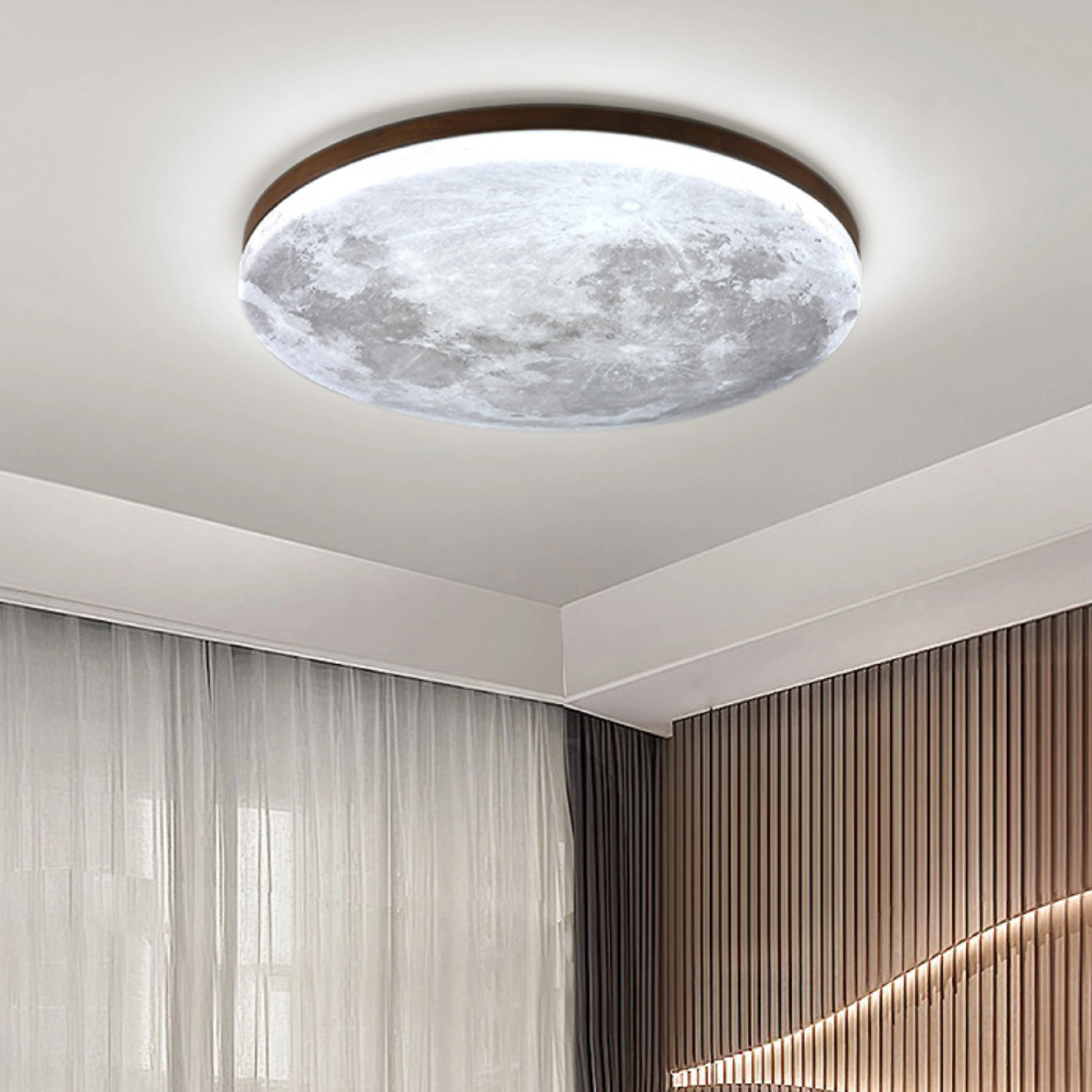 Moon Ceiling Light - Soft Glow LED Ambient Lamp for Living Room - Image 5