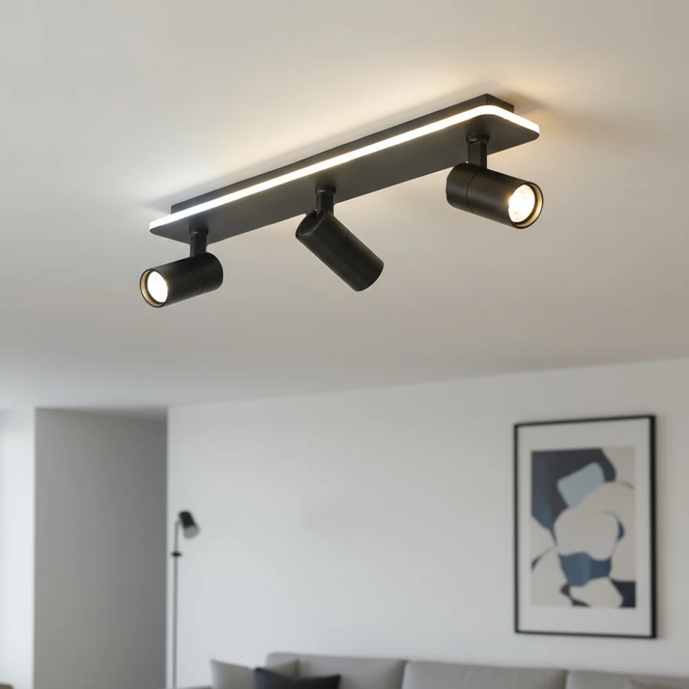 Multi-Spot LED Ceiling Light with Adjustable Heads