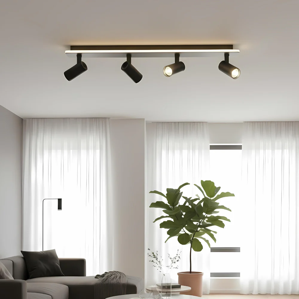 Multi-Spot LED Ceiling Light with Adjustable Heads - Image 3