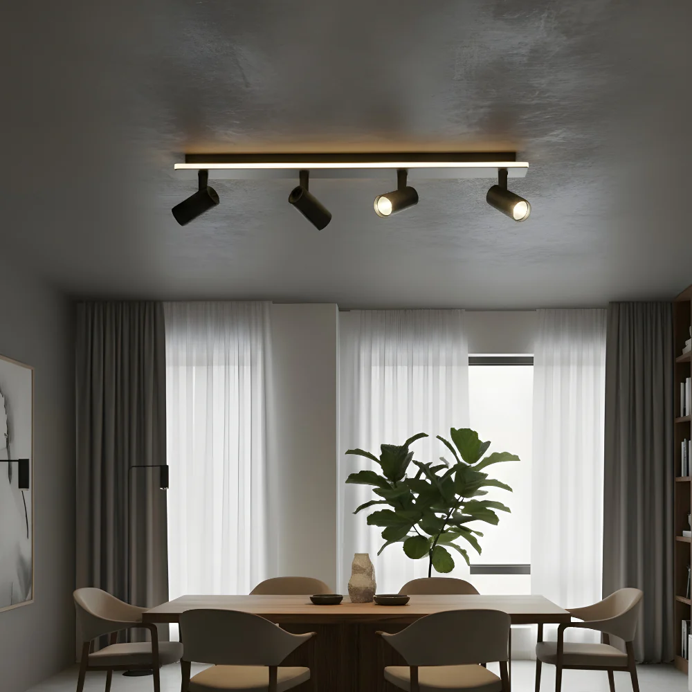 Multi-Spot LED Ceiling Light with Adjustable Heads - Image 7