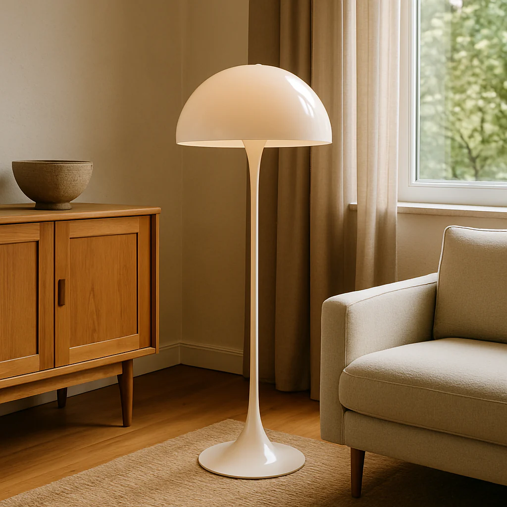 Mushroom LED Floor Lamp - Modern Ambient Lighting for Living Room