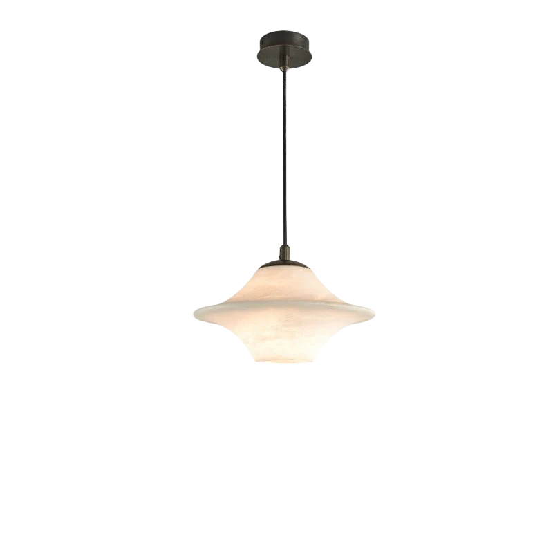 Natural Marble Pendant Light with Subtle Veining - Image 5