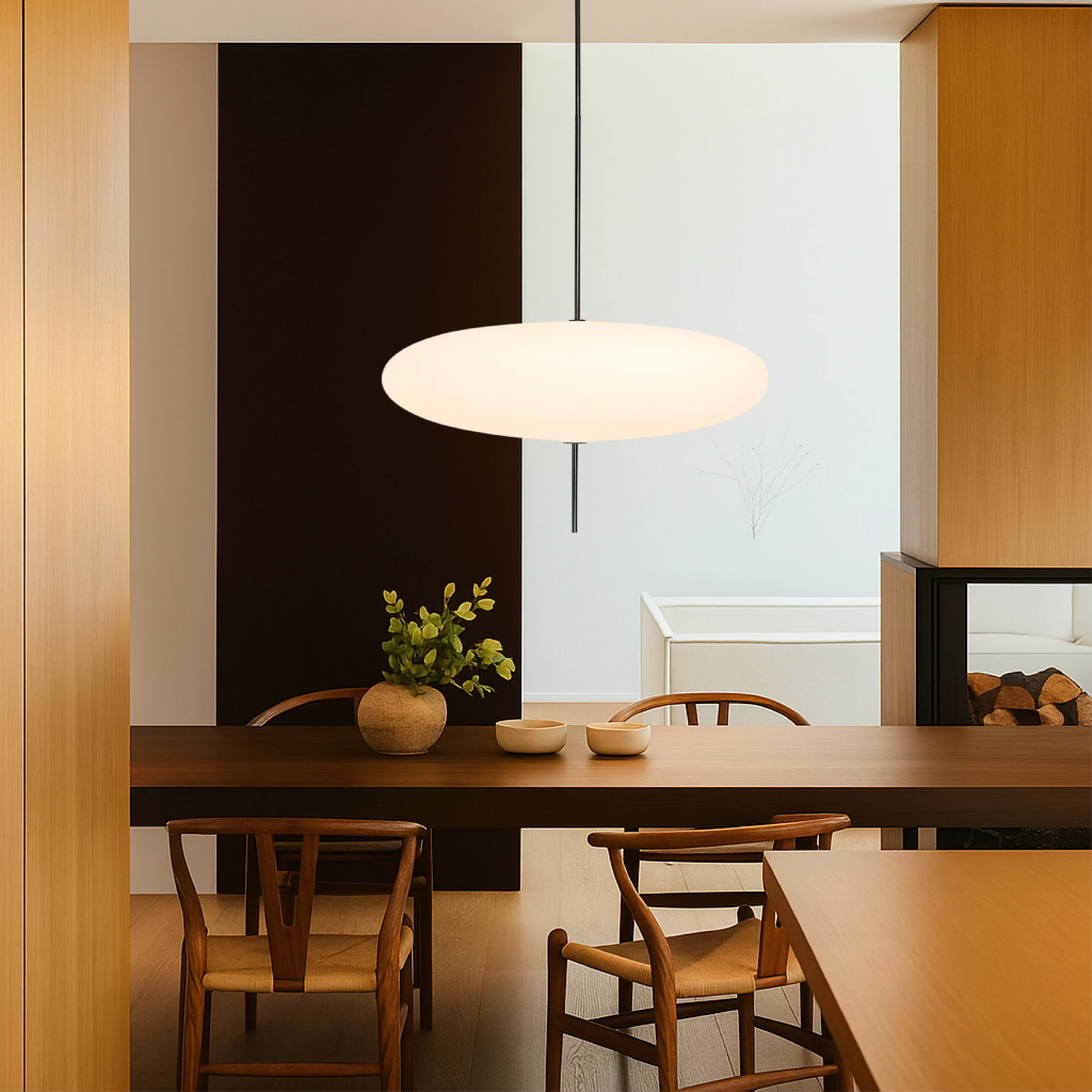Nordic Bauhaus Pendant Light - Modern Ceiling Fixture - Image 3