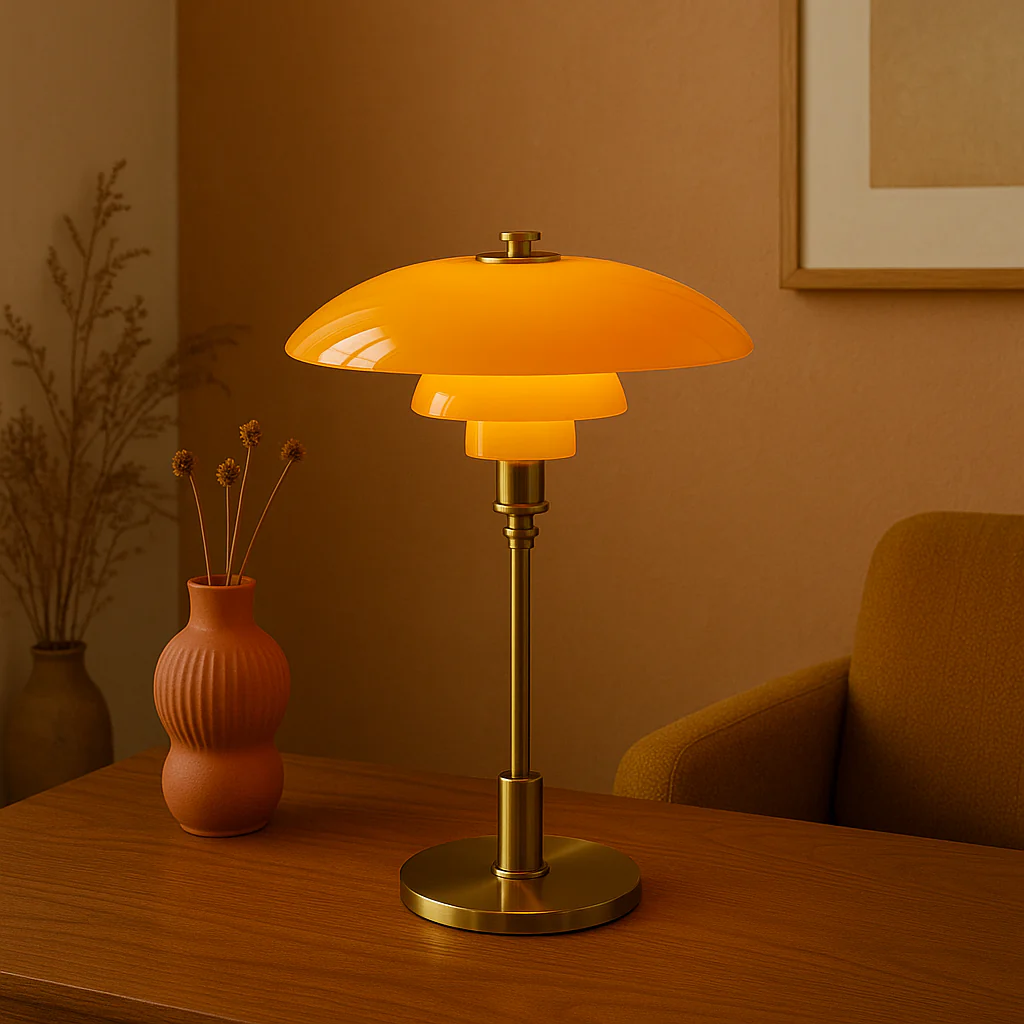Nordic Designer Table Lamp - Minimalist LED with Warm Glow - Image 3