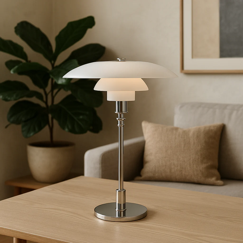 Nordic Designer Table Lamp - Minimalist LED with Warm Glow - Image 4