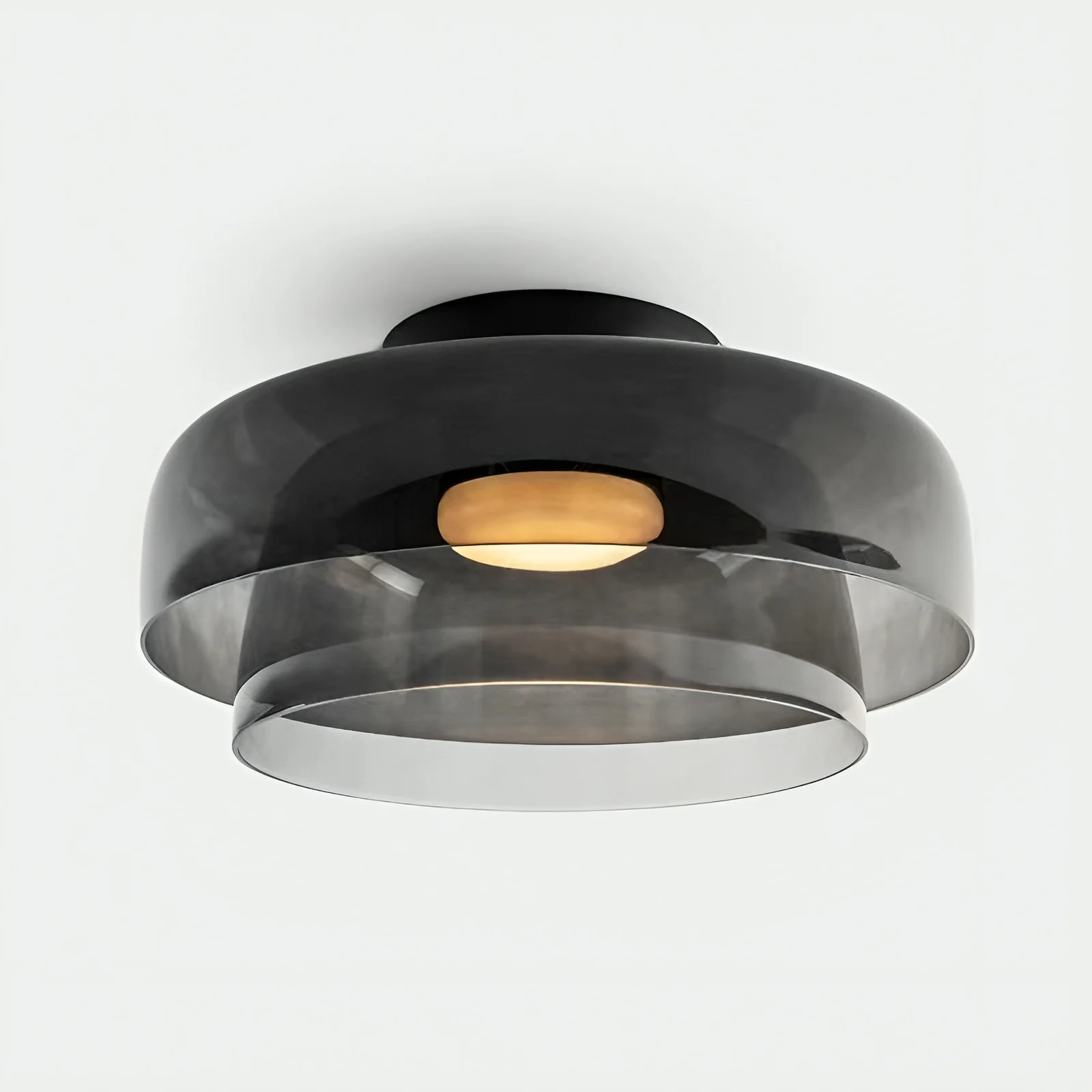 Nordic Glass Layered Pendant Light - Minimalist Pendant Lamp - Image 10