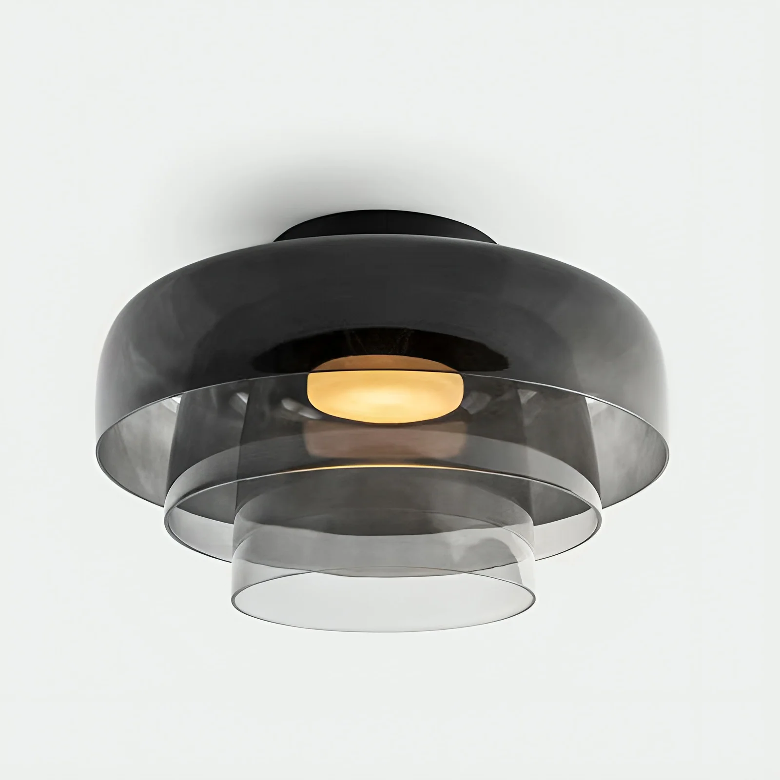Nordic Glass Layered Pendant Light - Minimalist Pendant Lamp - Image 13