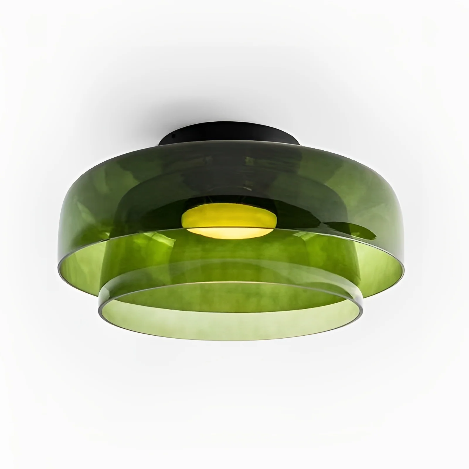 Nordic Glass Layered Pendant Light - Minimalist Pendant Lamp - Image 9