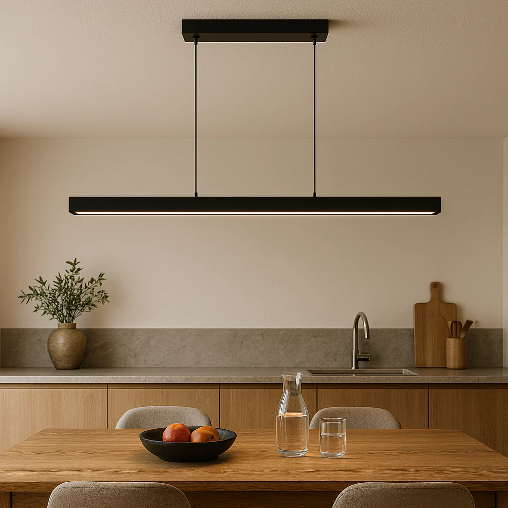 Nordic Glass Pendant Light - Minimalist Scandinavian Ceiling Lamp - Image 3