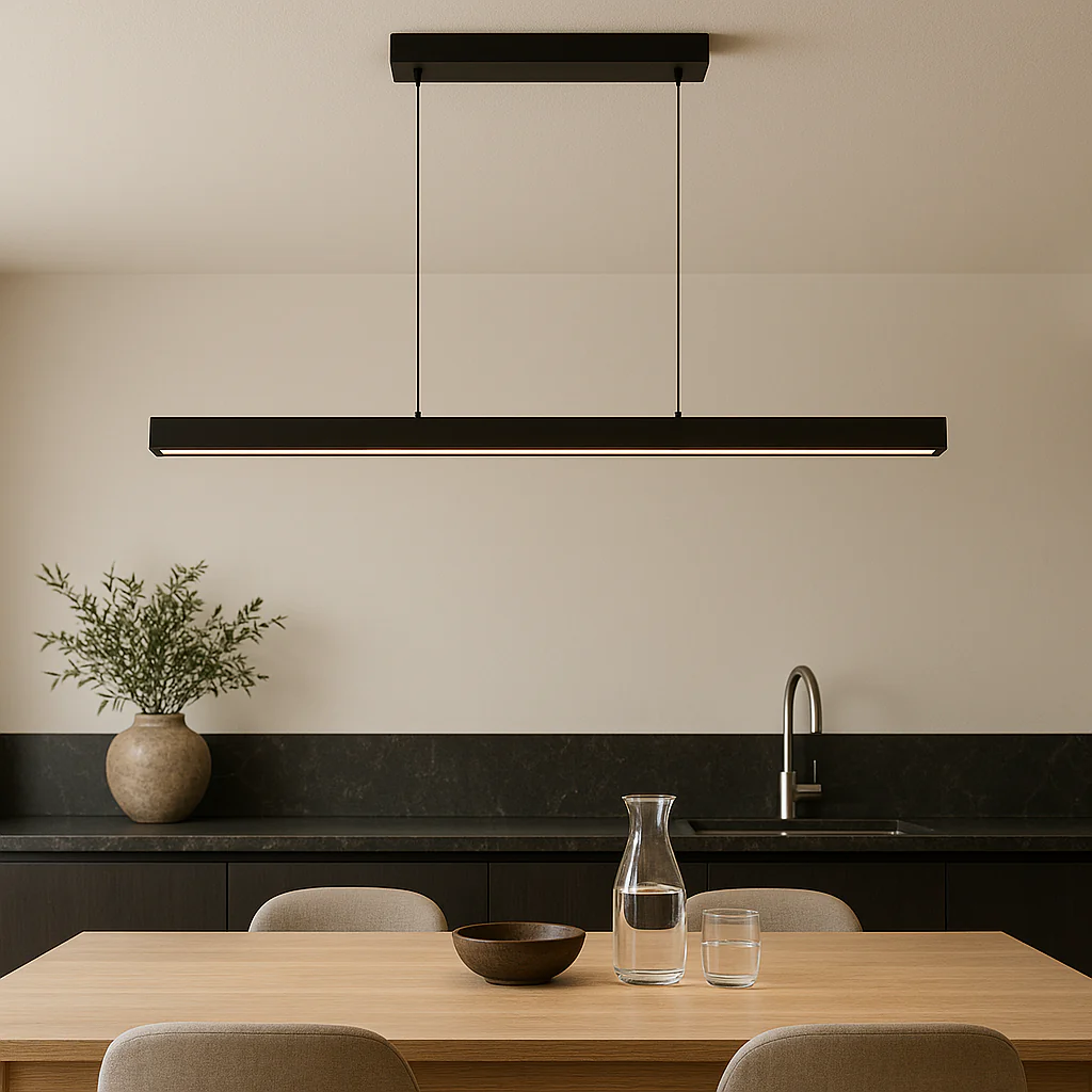 Nordic Glass Pendant Light - Minimalist Scandinavian Ceiling Lamp - Image 5