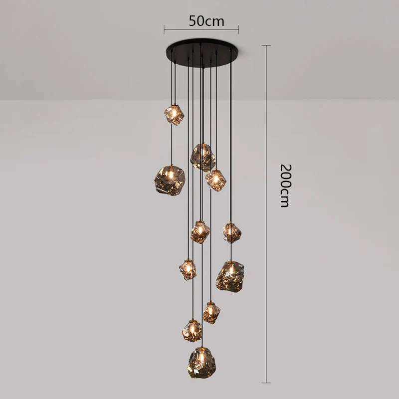 Nordic-Style Staircase Chandelier for Hallways - Modern Pendant Light - Image 10