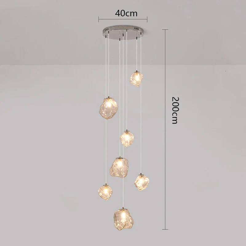Nordic-Style Staircase Chandelier for Hallways - Modern Pendant Light - Image 12