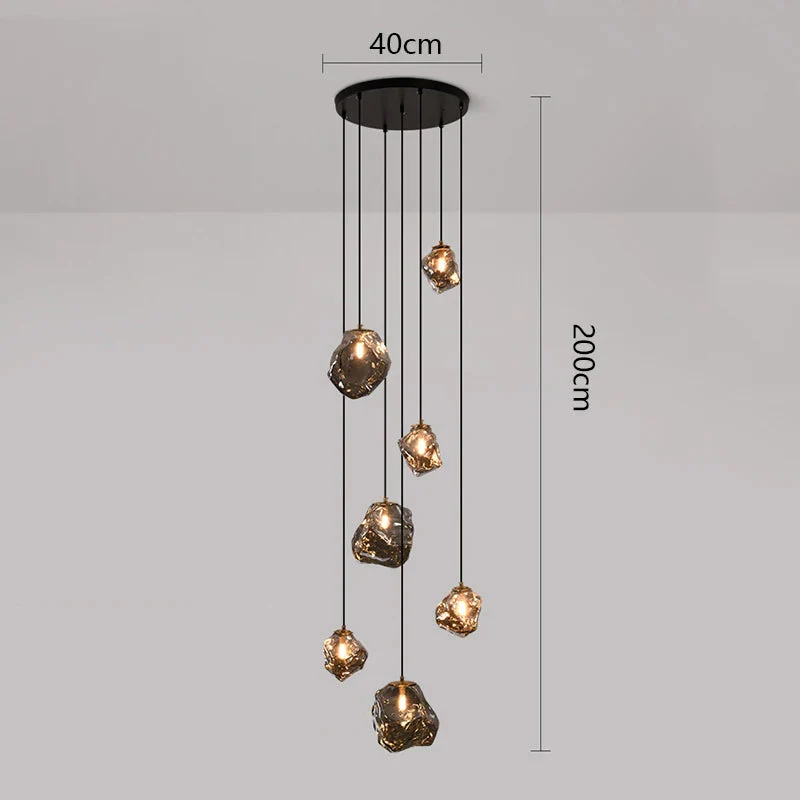 Nordic-Style Staircase Chandelier for Hallways - Modern Pendant Light - Image 13