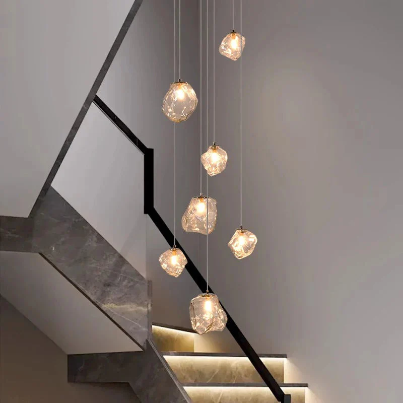 Nordic-Style Staircase Chandelier for Hallways - Modern Pendant Light - Image 18