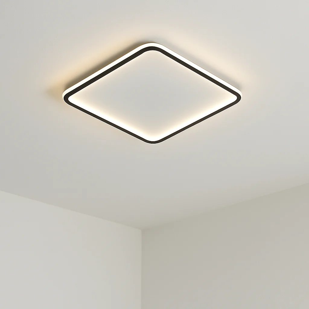 Scandinavian Square LED Ceiling Light - Minimalist Fixture - Image 4